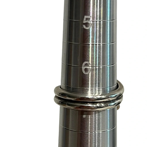 Southwestern‎ Mexican Sterling 925 Silver Wrap Ring Wrap Band Marked Size 6.5 - Picture 5 of 12